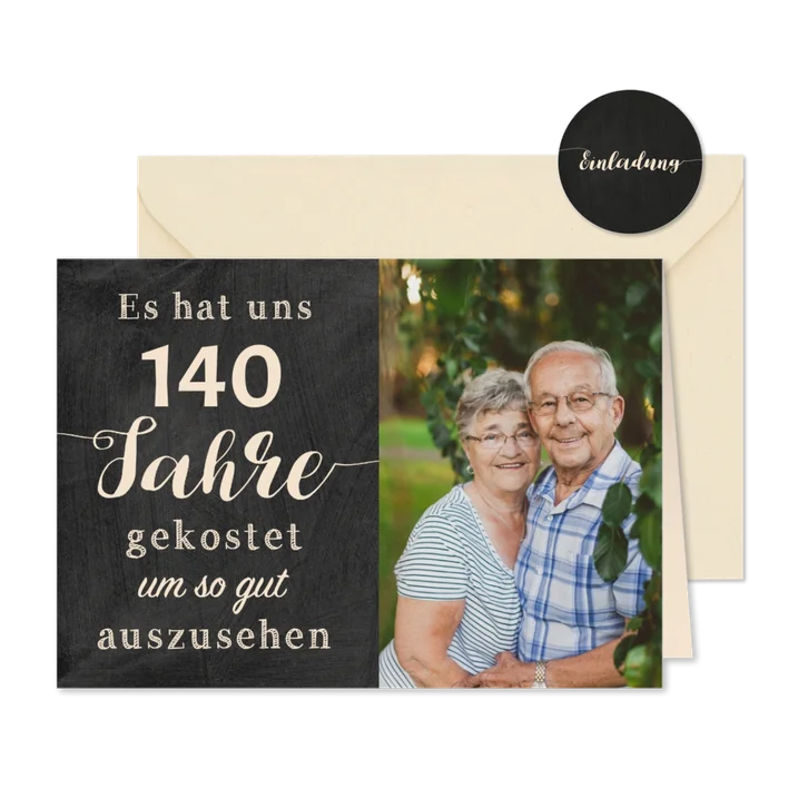 Einladung Gemeinsam Gut aussehen 140