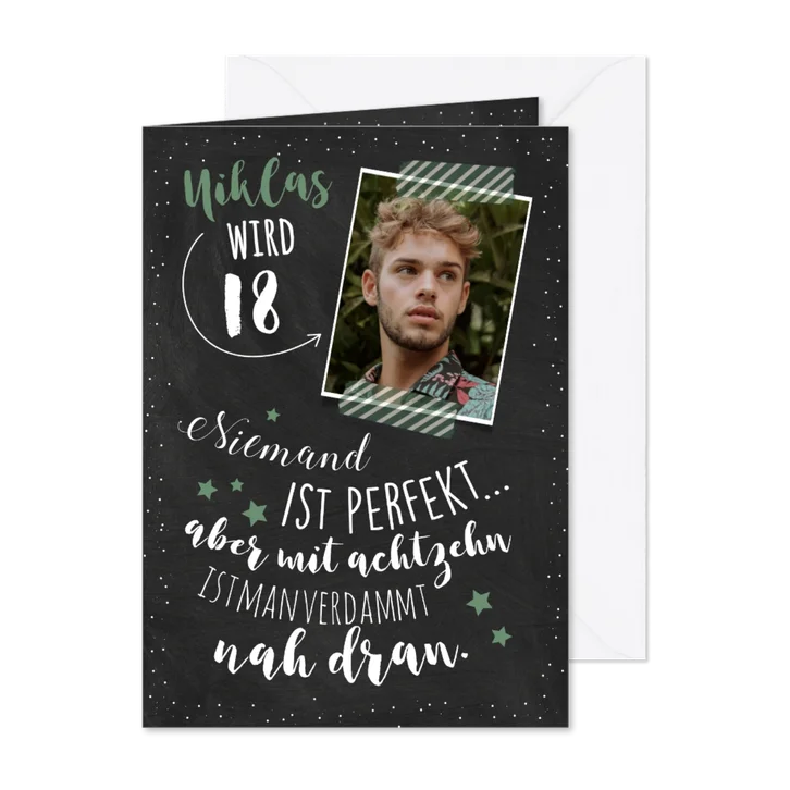 Einladung zum 18. Geburtstag Nah dran