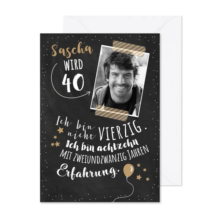 Einladung zum 40. Geburtstag Erfahrung 40