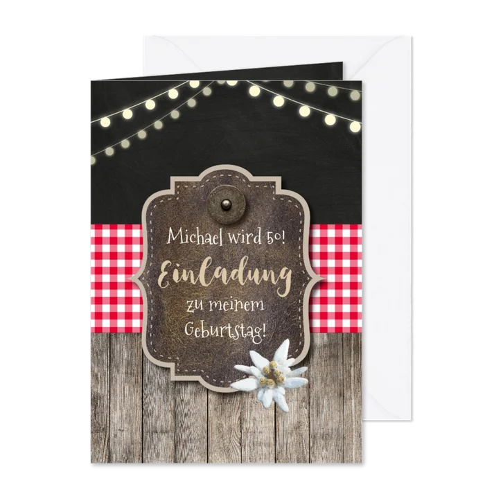 Einladung zum Geburtstag Alpenhütte