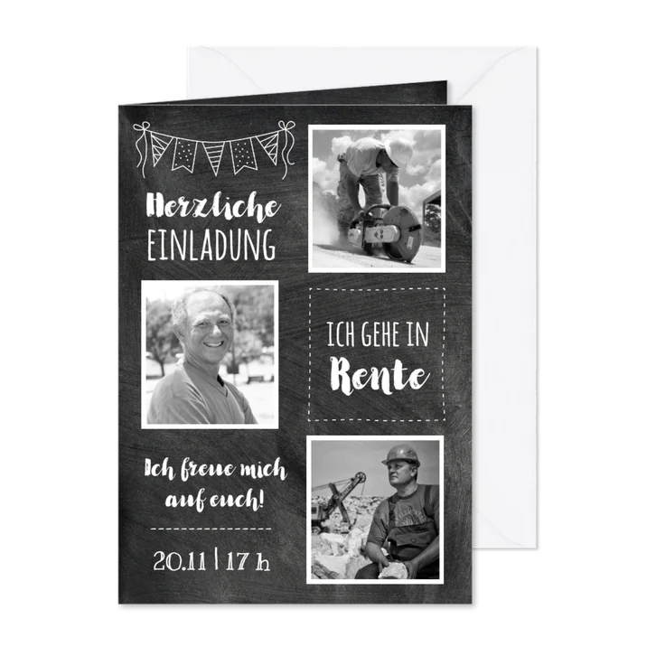 Einladung zum Rentenbeginn Viele Jahre