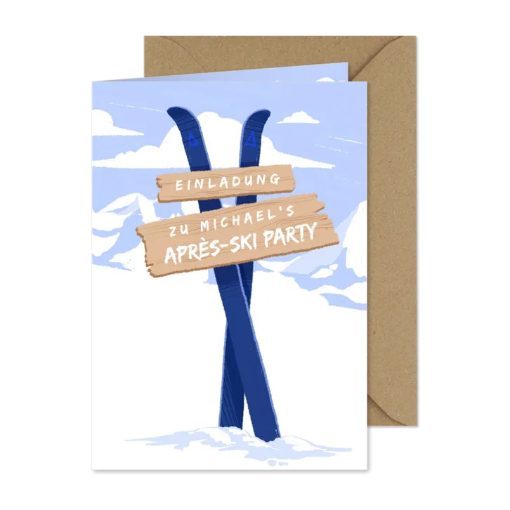 Einladung zur Après-Ski Party mit Bergen
