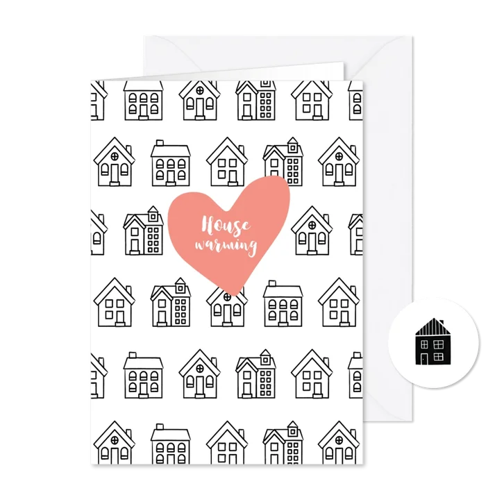 Einladung zur Housewarming mit Herz