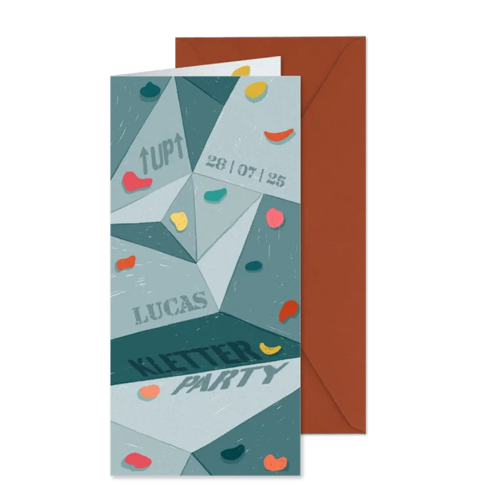 Einladung zur Kletter-Party 12. Geburtstag