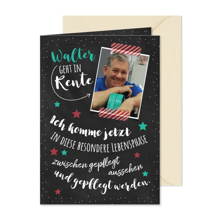 Einladung zur Rentnerfeier "Die besondere Lebensphase"