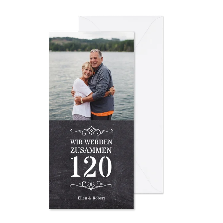 Einladung zusammen 120 mit Ornamenten