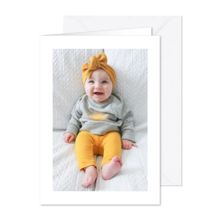 Fotokarte 1 Foto Rechteck Hochformat