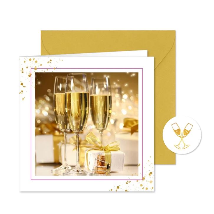 Fotokarte Sektempfang / Feier