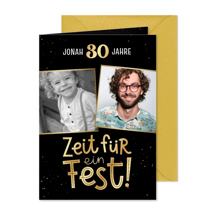 Geburtstagseinladung 'Zeit für ein Fest'