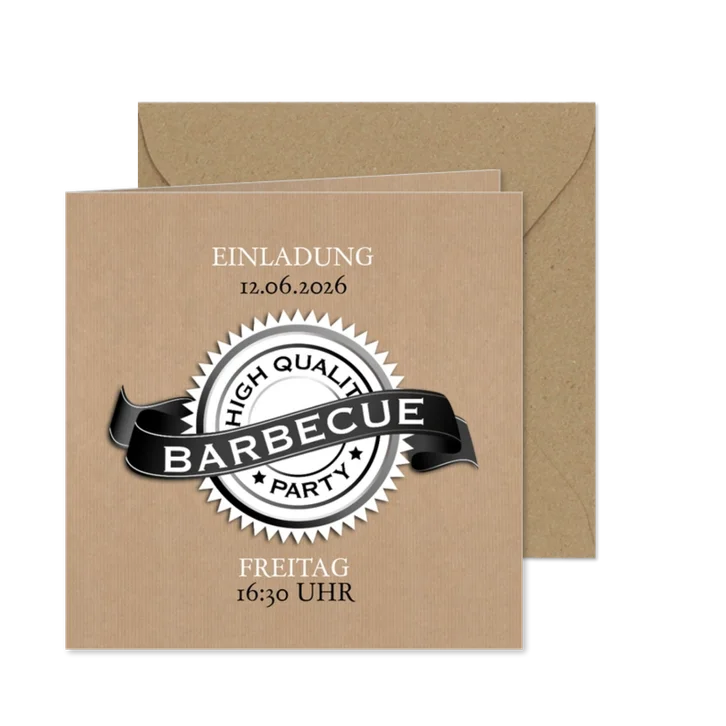 Geburtstagseinladung zur Grillparty