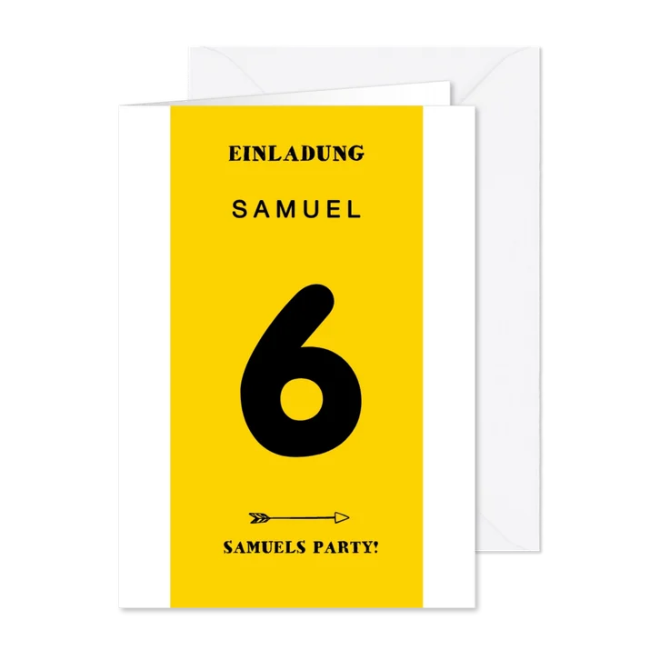 Kindergeburtstag Einladung Fußball Trikot Foto innen 6 Jahre