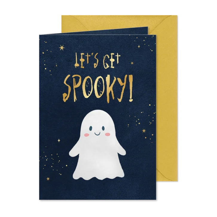 Kindergeburtstag Halloween Party kleiner Geist Einladung