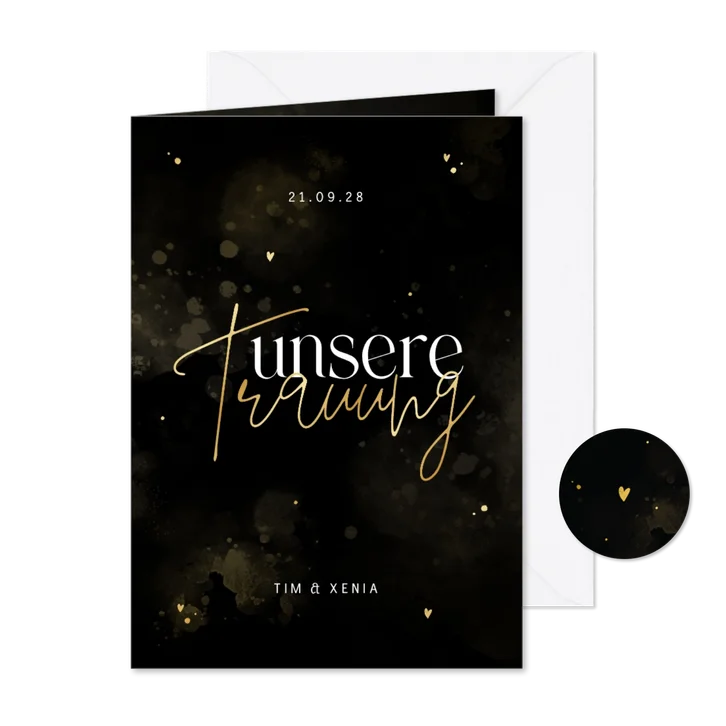 Kirchenheft-Vorlage Hochzeit 'Unsere Trauung' 