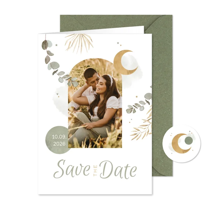 Save the Date Karte Hochzeit Arabian Vibes