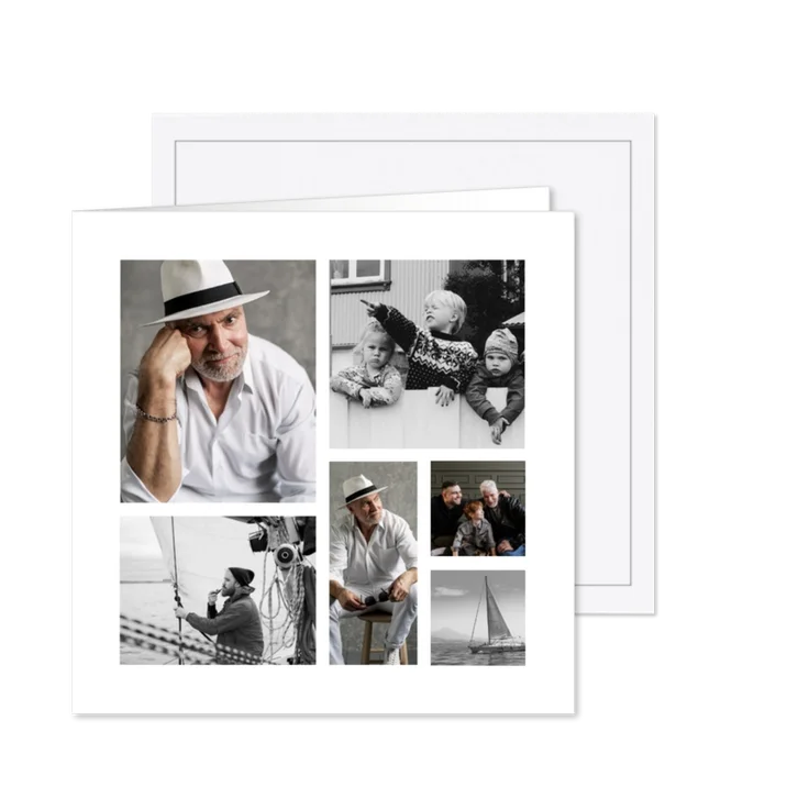 Sterbebild Fotocollage