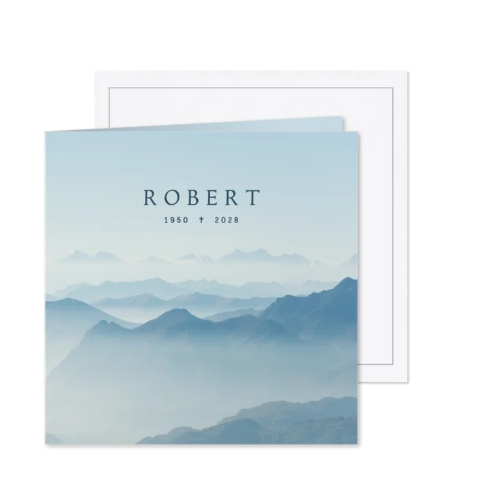 Sterbebild Naturfotografie Berge