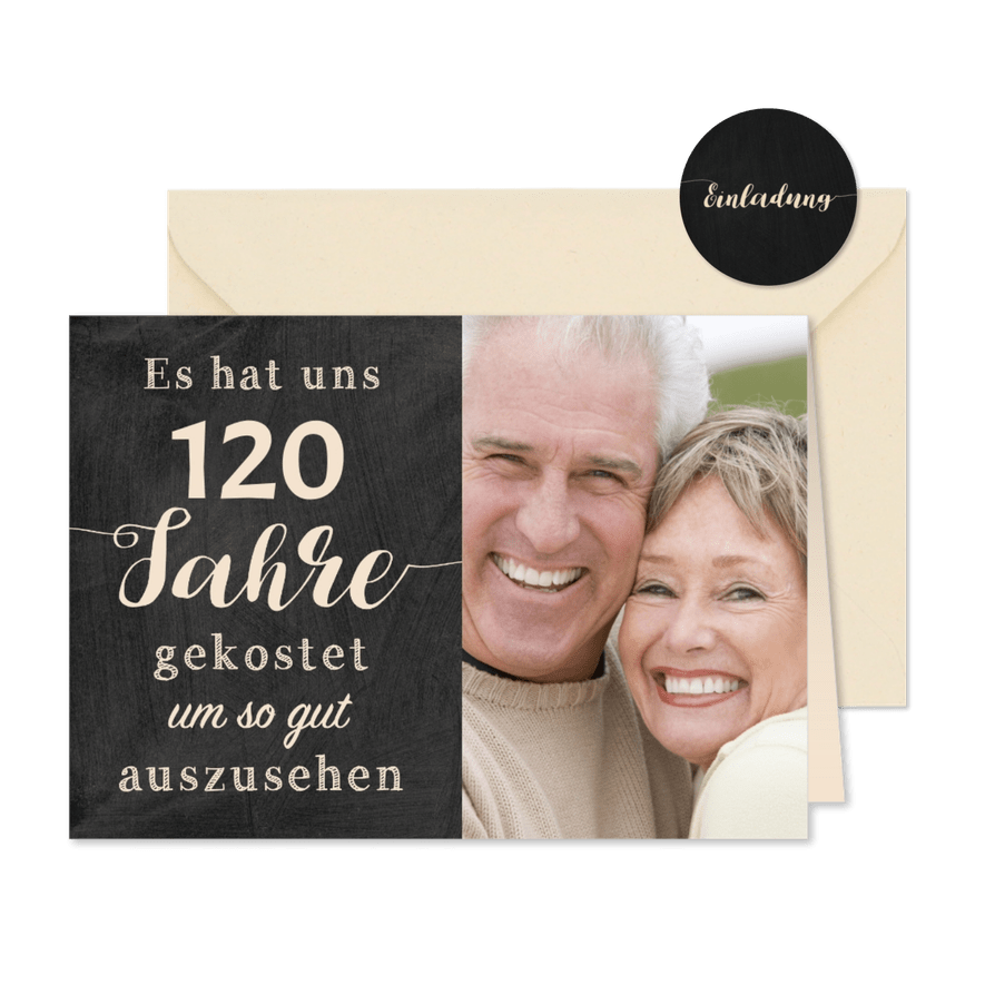Einladung Gemeinsam Gut aussehen 120 - Kartenvorschau