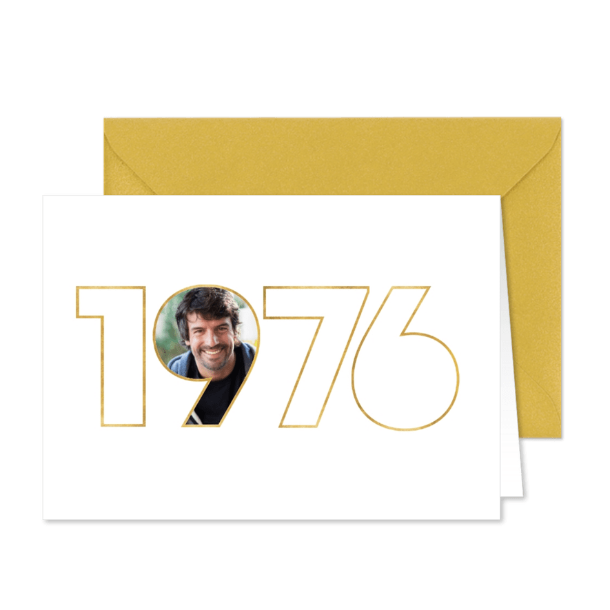 Einladung zum Geburtstag Jahrgang 1976 - Karteneindruck
