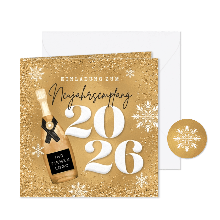 Einladung zum Neujahrsempfang 2026 - Karteneindruck
