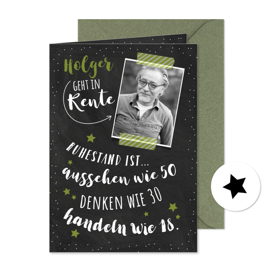 Einladung zum Renteneintritt Ruhestand ist... - Kartenvorschau