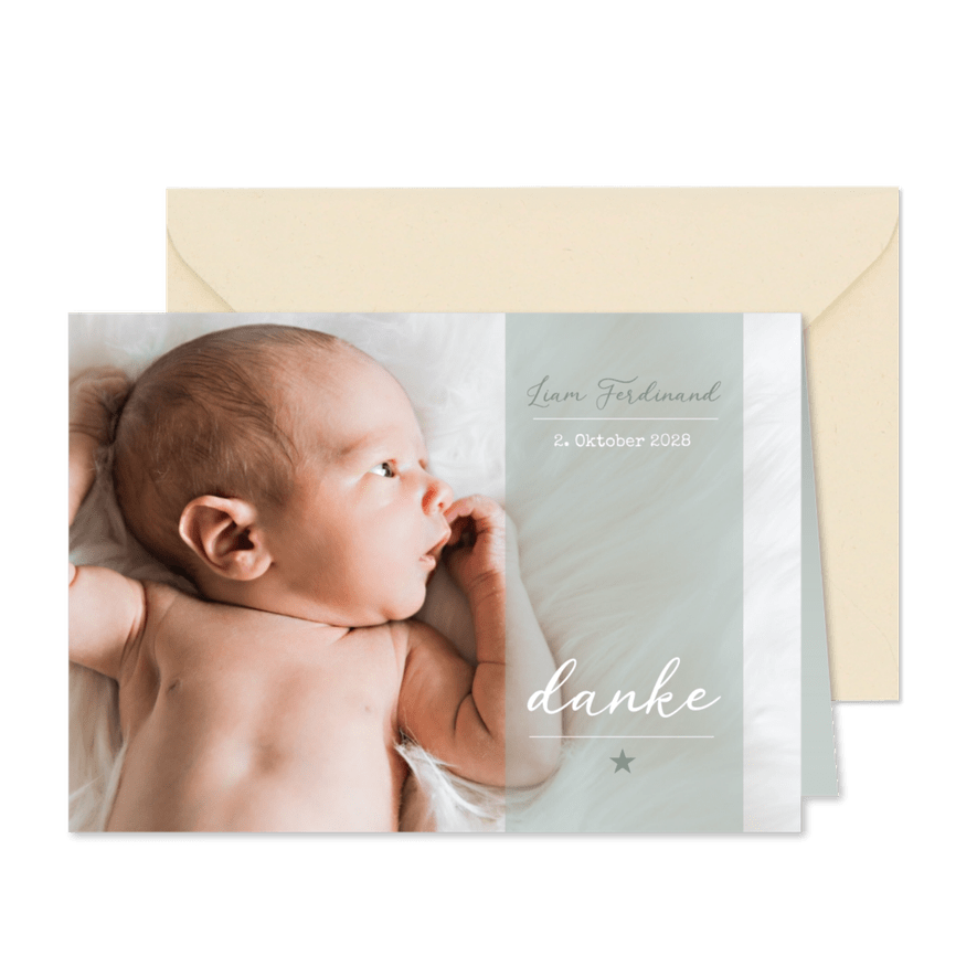 Fotokarte Foto transparente Fläche - Karteneindruck
