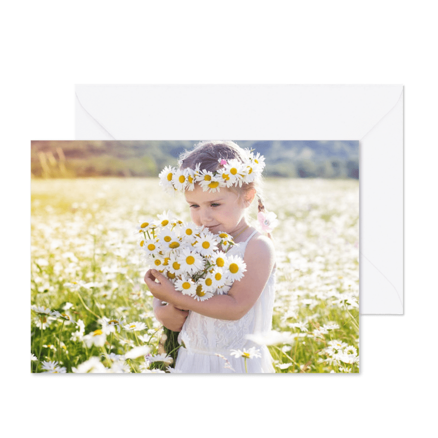 Fotokarte Foto vollflächig - Karteneindruck
