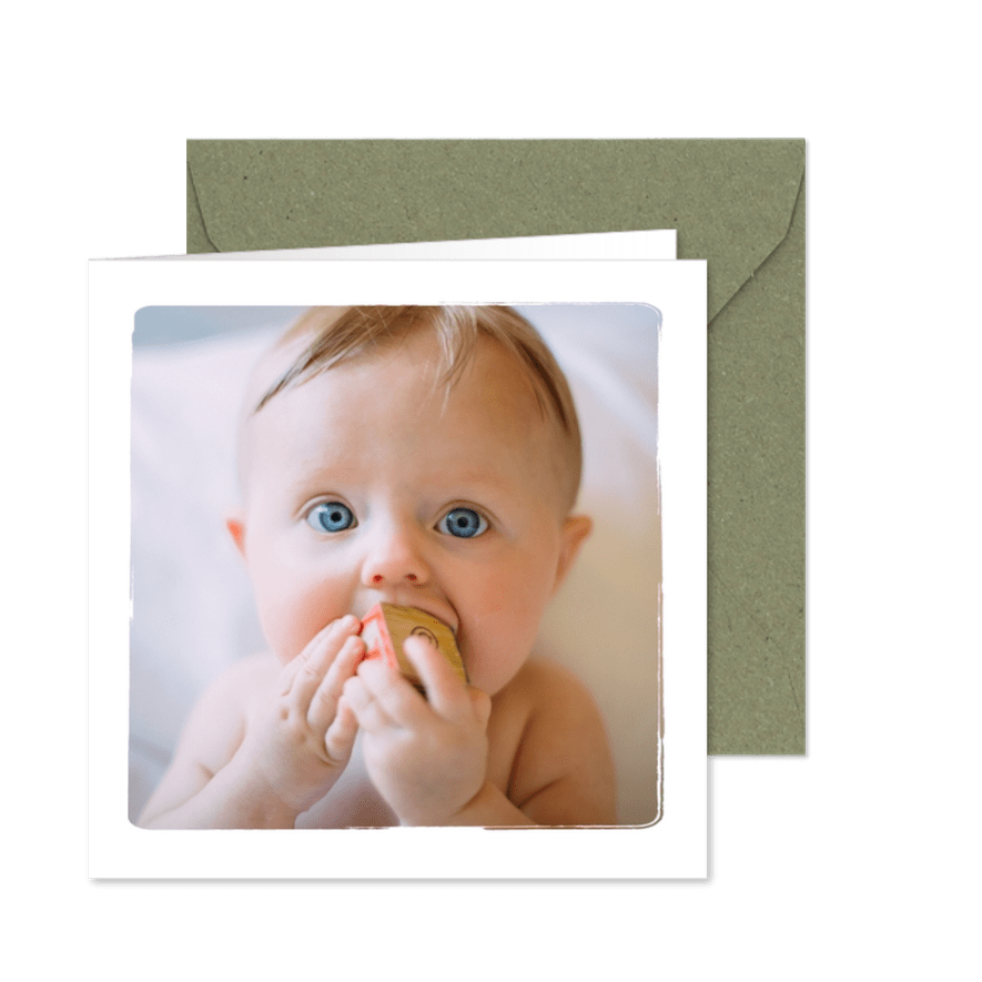 Fotokarte großes Foto - Karteneindruck
