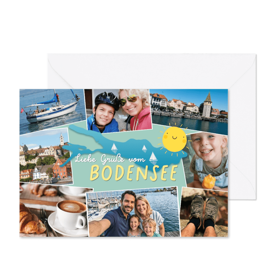 Fotokarte Urlaub Bodensee - Kartenvorschau
