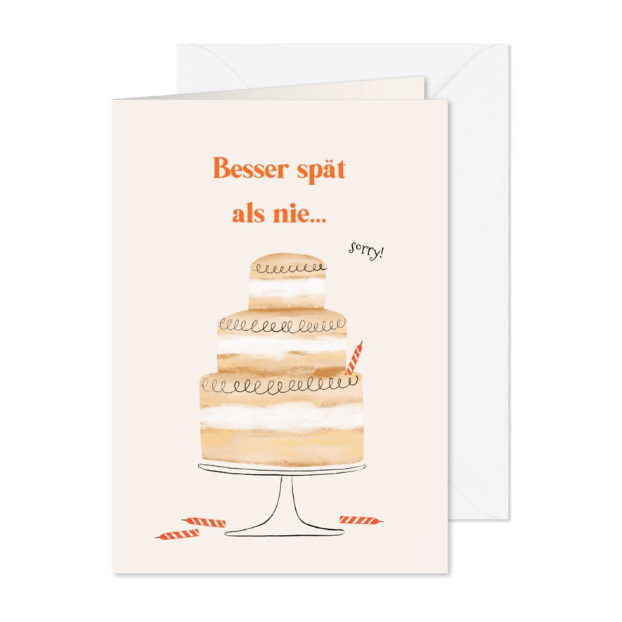 Besser Zu Spt Als Nie