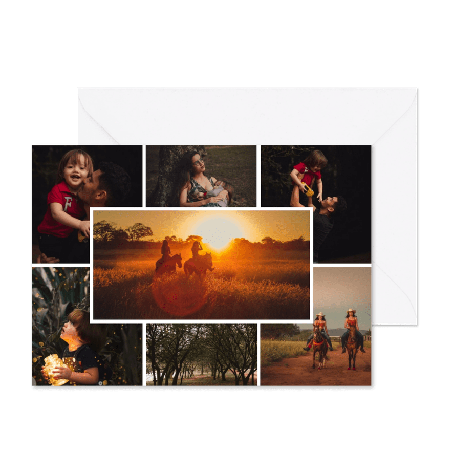 Grußkarte Fotoserie - Karteneindruck
