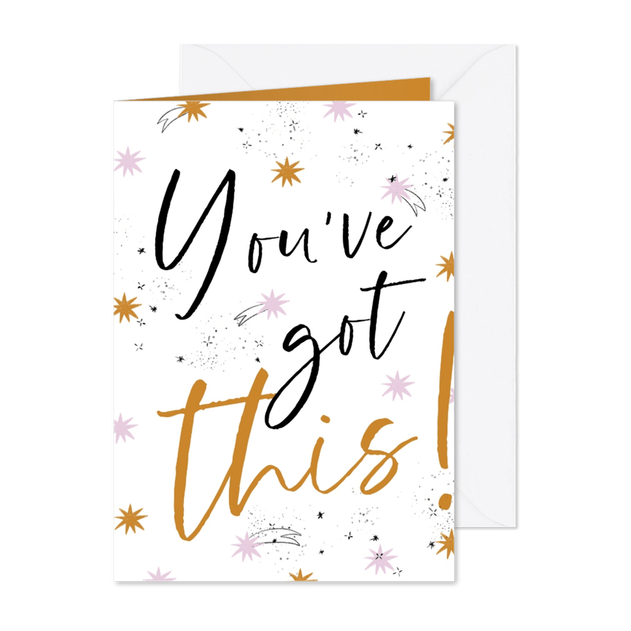 Grußkarte Motivation 'You've got this' - Karteneindruck
