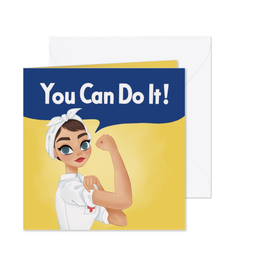 Motivationskarte 'You can do it' - Karteneindruck