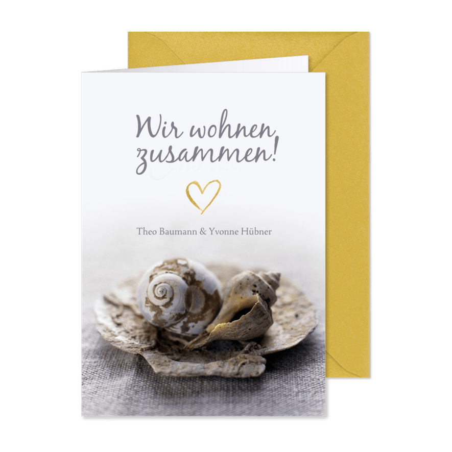 Umzugskarte Schneckenhaus - Karteneindruck