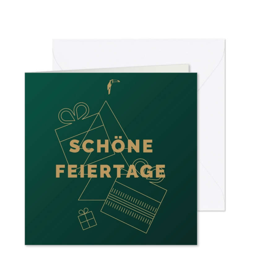 Van der Valk Weihnachtskarte - Karteneindruck