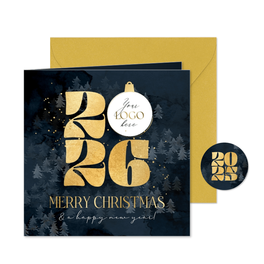 Weihnachtskarte International Christmas Wishes - Karteneindruck
