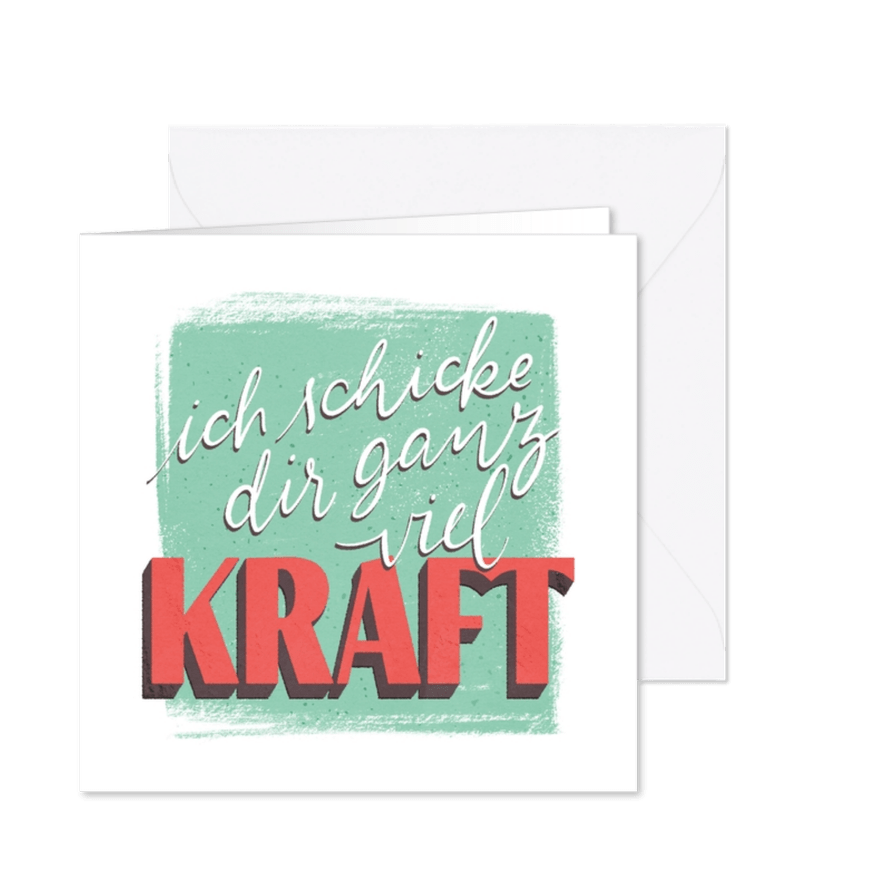 Zuversichtskarte Kraft - Karteneindruck
