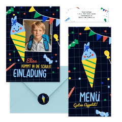 Einschulung - Lustige Schultüte J