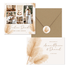 Hochzeit - Pampasgras Bohemien Hochzeit