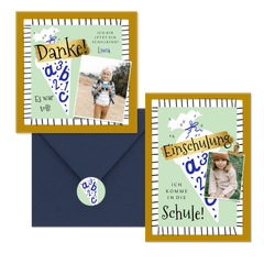 Einschulung - Schultüte abc