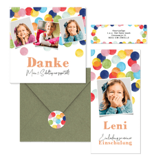 Einschulung - Buntes Konfetti