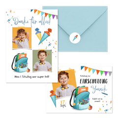 Einschulung - Rucksack & Schultüte J