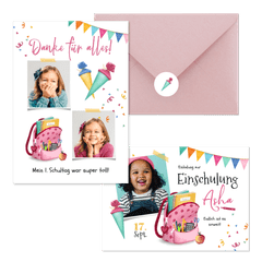 Einschulung - Rucksack & Schultüte M