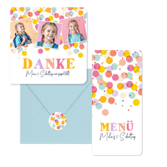 Bunte Konfetti gross und klein L