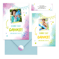 Einschulung - Farbkleckse