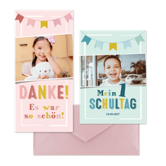 Einschulung - Wimpelkette und Sternchen