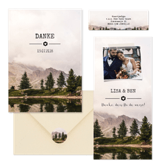 Hochzeitskartenset Fotografie Naturlandschaft