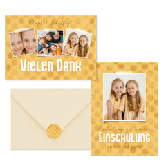 Einschulung - Gelbe Punkte