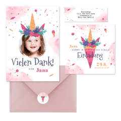 Einschulung - Einhorn-Schultüte