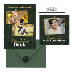 Kommunion - Dunkelgrüne Ziegel