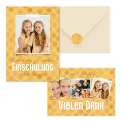 Einschulung - Gelbe Punkte